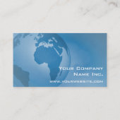 Globales Unternehmens-Mittlere Osten EMEA Europa Visitenkarte (Rückseite)