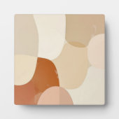 Globalisierende Erdtöne Fotoplatte (Vorderseite)