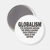 Globalisierung Magnet (Vorderseite/Rückseite)