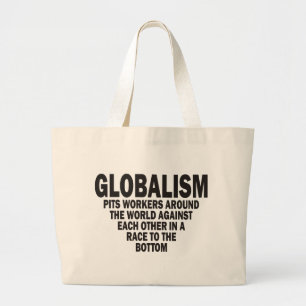 Globalismus Jumbo Stoffbeutel