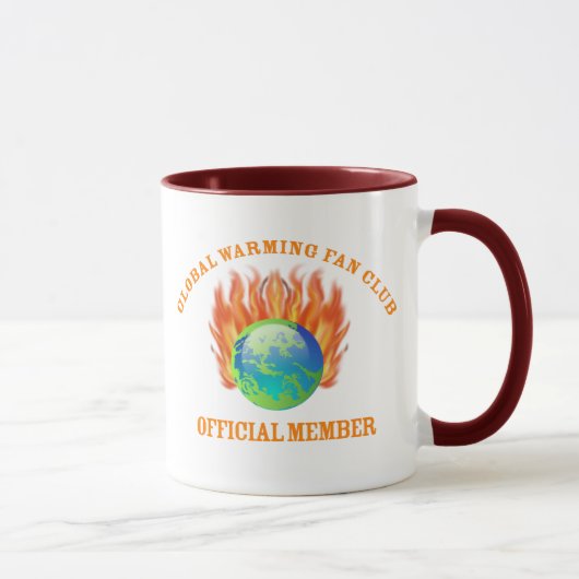 Globalwarmingfan Tasse (Rechts)