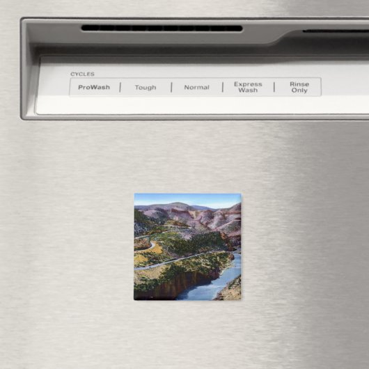 Globe Arizona Salzfluss Canyon Magnet (In Situ (Geschirrspüler))