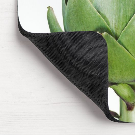 Globe Artichoke auf weißem Hintergrund ausschneide Mousepad (Ecke)