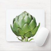 Globe Artichoke auf weißem Hintergrund ausschneide Mousepad (Mit Mouse)