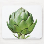 Globe Artichoke auf weißem Hintergrund ausschneide Mousepad (Vorne)