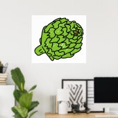 Globe Artichoke Poster (Heimbüro)