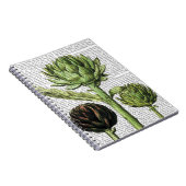Globe Artichoke Print 2 Notizblock (Rechte Seite)