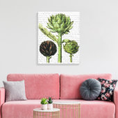 Globe Artichoke Print Leinwanddruck (Insitu (Wohnzimmer))