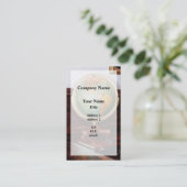 Globe auf Piano Visitenkarte (Stehend Vorderseite)