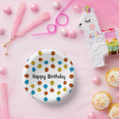 Globe Chain Happy Birthday Pappteller (Party)