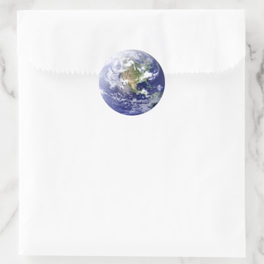Globe - Circle Aufkleber (Tasche)