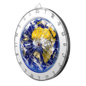 Globe-Dartboard Dartscheibe (Vorderseite rechts)