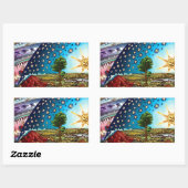 Globe Dome Stickers Unterschiedliche Formen (Blatt)