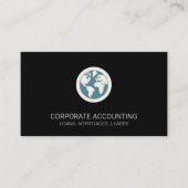 Globe Icon Visitenkarte (Vorderseite)