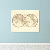 Globe in zwei Hemisphären Leinwanddruck (Insitu (Holzboden))