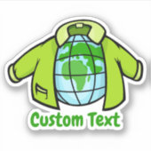 Globe Jacket Aufkleber (Vorderseite)