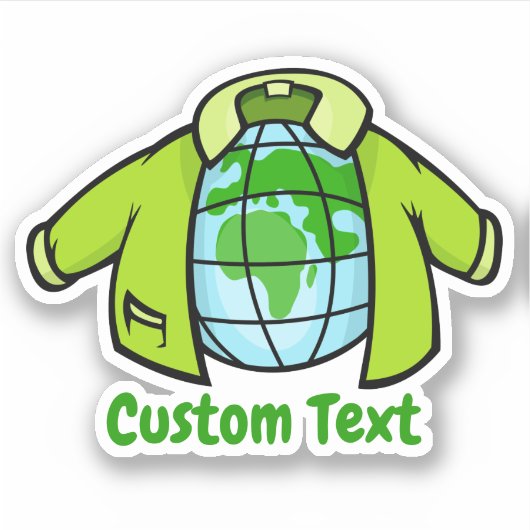 Globe Jacket Aufkleber (Vorderseite)