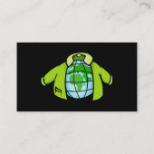 Globe Jacket Visitenkarte (Rückseite)