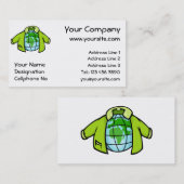 Globe Jacket Visitenkarte (Vorne/Hinten)