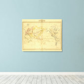 Globe Leinwanddruck (Insitu (Holzboden))