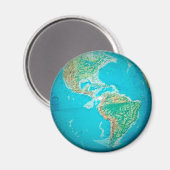 Globe Magnet (Vorderseite/Rückseite)