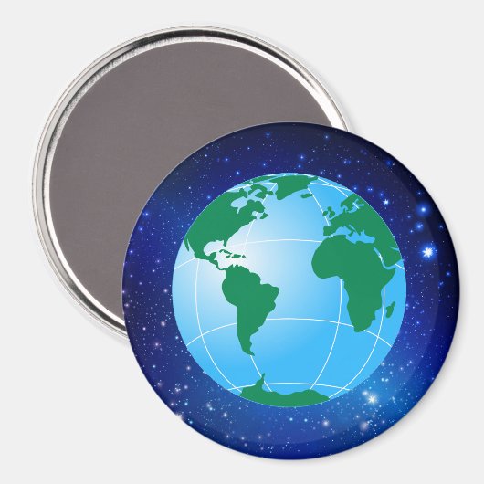 GLOBE MAGNET (Vorderseite/Rückseite)
