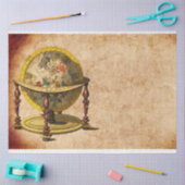 Globe Map Vintag 20x30 Dekoupage Tissue Paper Seidenpapier (Basteln)