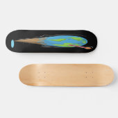 Globe Melting Thermometer Skateboard (Horizontal)