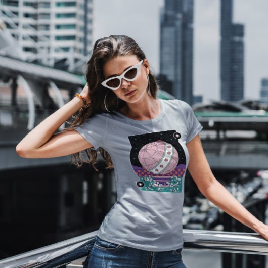 Globe mit Sternen T-Shirt