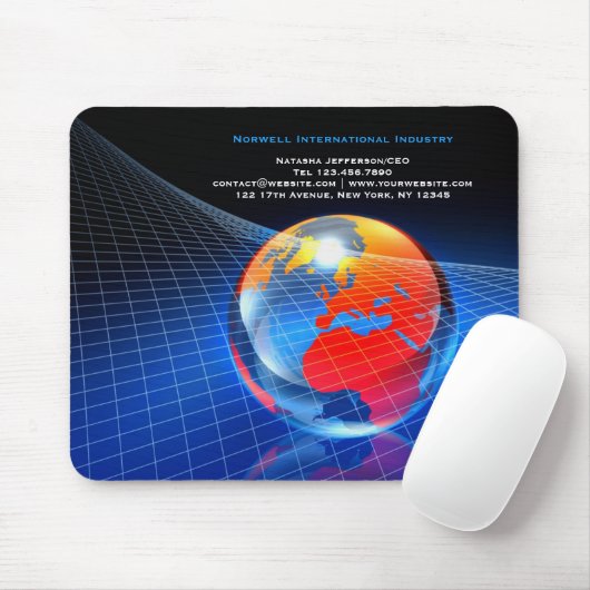 Globe Mousepad (Mit Mouse)