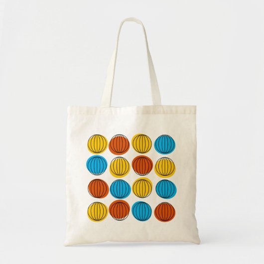 Globe Multi Square Totbeutel Tragetasche (Vorne)