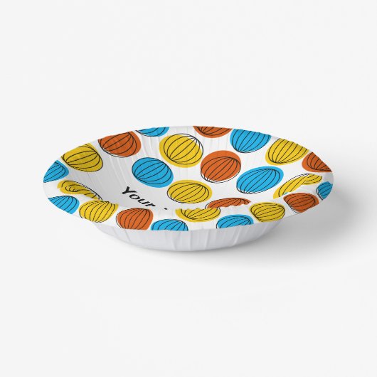 Globe Multi Text Pappteller (Gewinkelt)