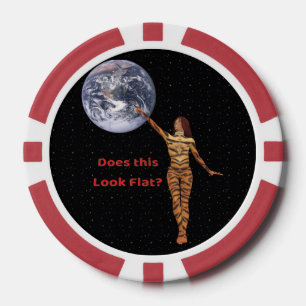 Globe nicht flach pokerchips