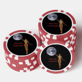 Globe nicht flach pokerchips (Stapel)
