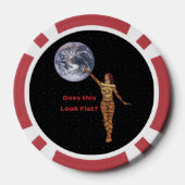 Globe nicht flach pokerchips (Rückseite)