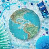 Globe Pappteller (Party)