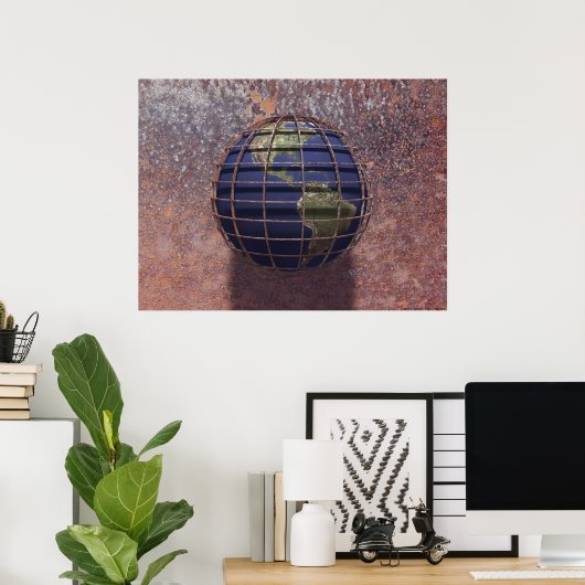 Globe Poster (Heimbüro)