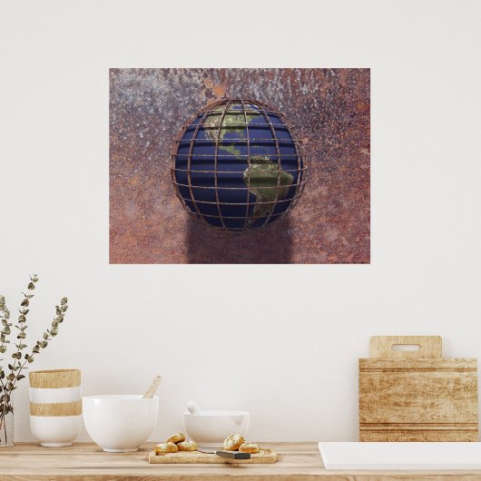 Globe Poster (Küche)