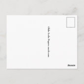 Globe Postkarte (Rückseite)