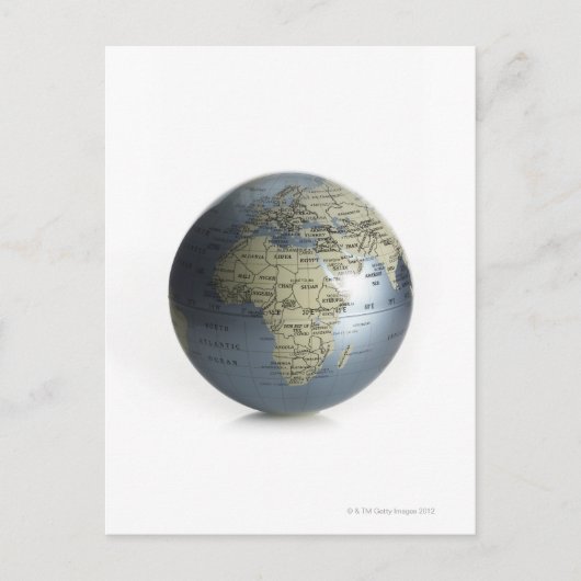 Globe Postkarte (Vorderseite)