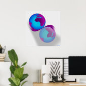 Globe Print Poster (Heimbüro)