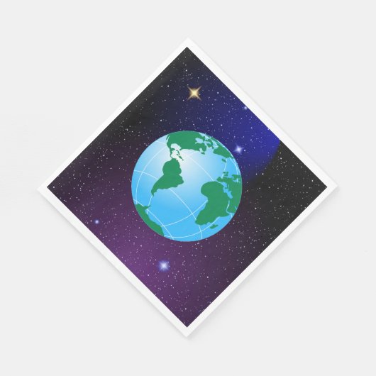 GLOBE SERVIETTE (Ecke)