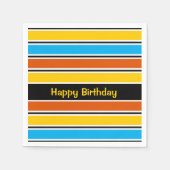 Globe Stripe Classic Serviette (Vorderseite)