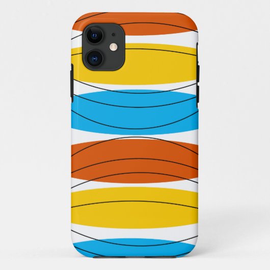 Globe Stripe iPhone Gehäuse Case-Mate iPhone Hülle (Rückseite)