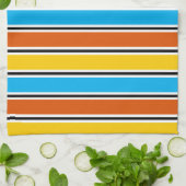Globe Stripe Klassisches Küchentuch (Gefaltet)