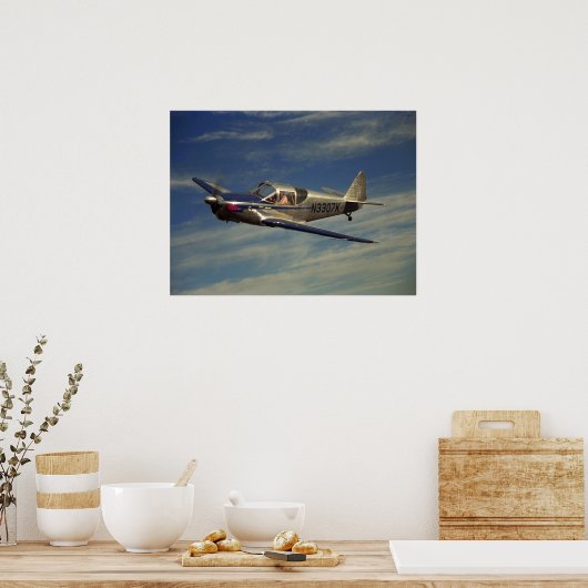 Globe, Swift 1946_Classic Aviation Poster (Küche)