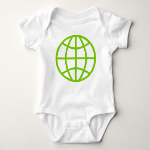 Globe-Symbol Baby Strampler