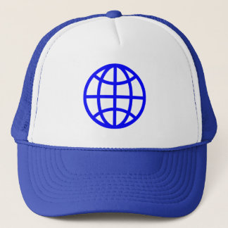 Globe-Symbol - Blau Truckerkappe
