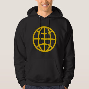 Globe-Symbol - gelb Hoodie