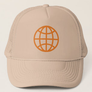 Globe-Symbol - Light Orange Truckerkappe